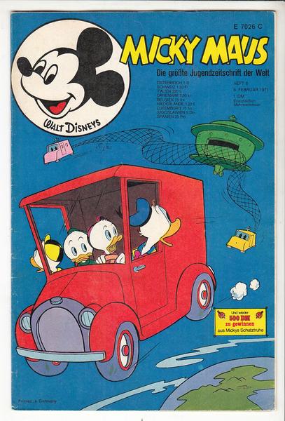 Micky Maus 1971: Nr. 6: