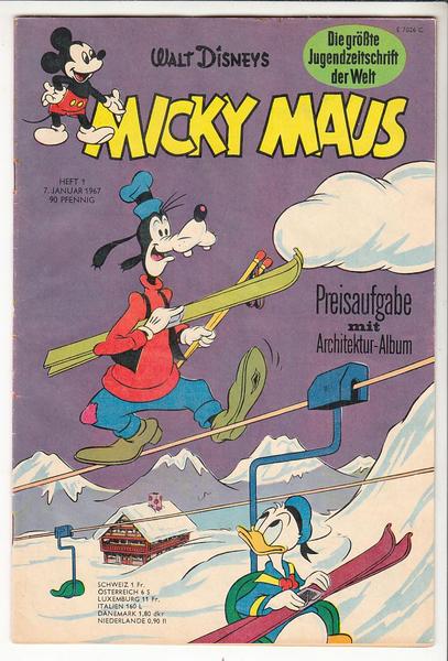 Micky Maus 1967: Nr. 1: