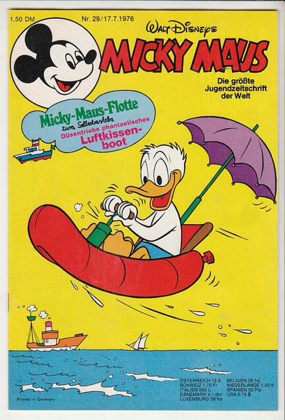 Micky Maus 1976: Nr. 29: