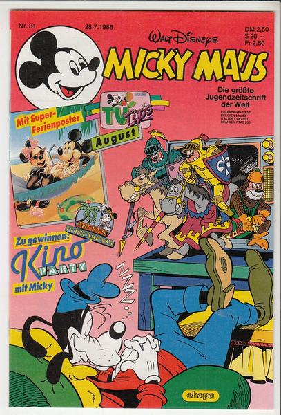 Micky Maus 1988: Nr. 31: