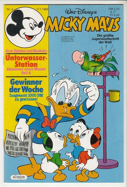 Micky Maus 1984: Nr. 3: