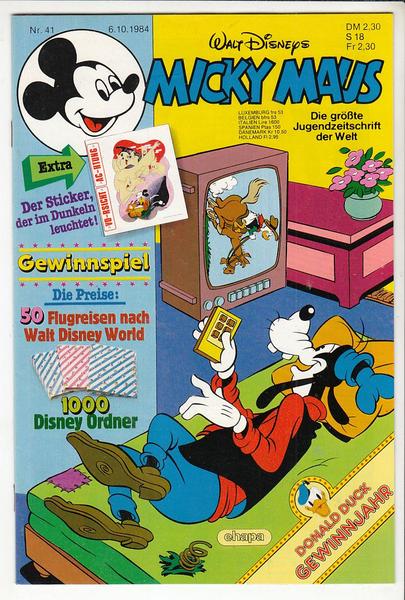 Micky Maus 1984: Nr. 41: