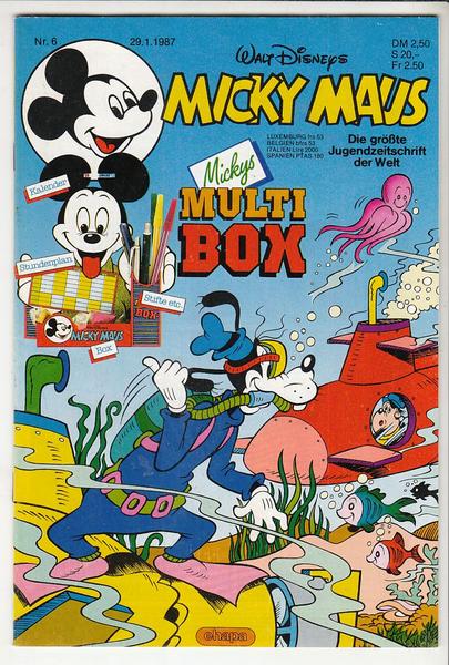 Micky Maus 1987: Nr. 6: