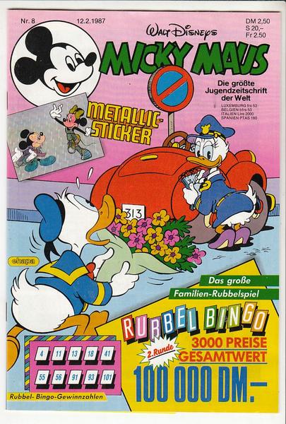 Micky Maus 1987: Nr. 8: