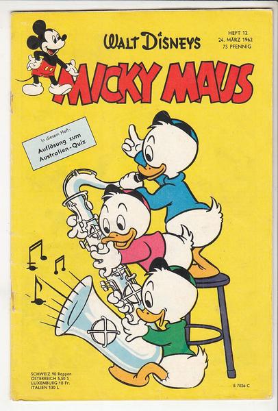 Micky Maus 1962: Nr. 12: