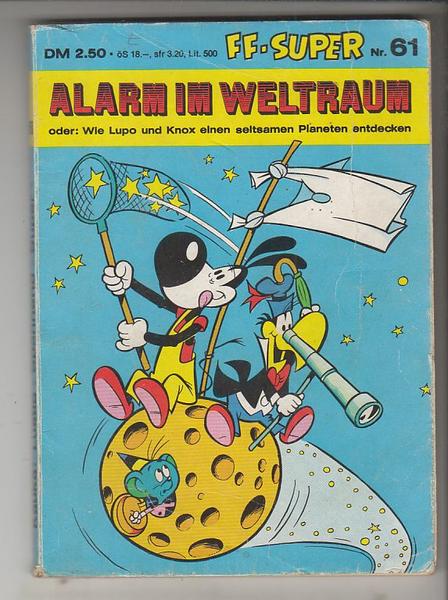 Kauka Super Serie 61: Lupo und Knox: Käse im All