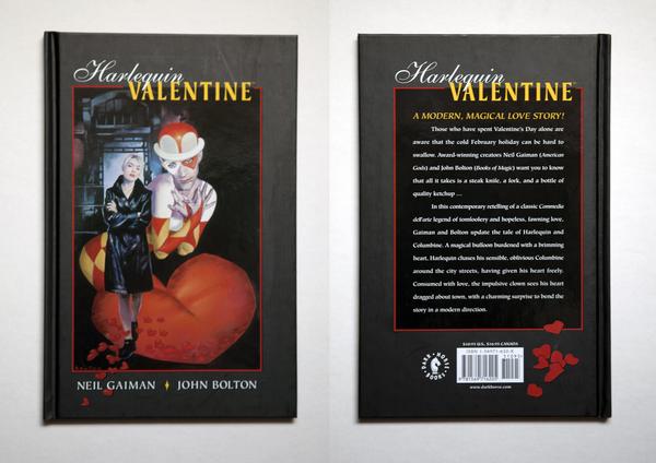 Harlequin Valentine (Gaiman & Bolton) 2001  HC