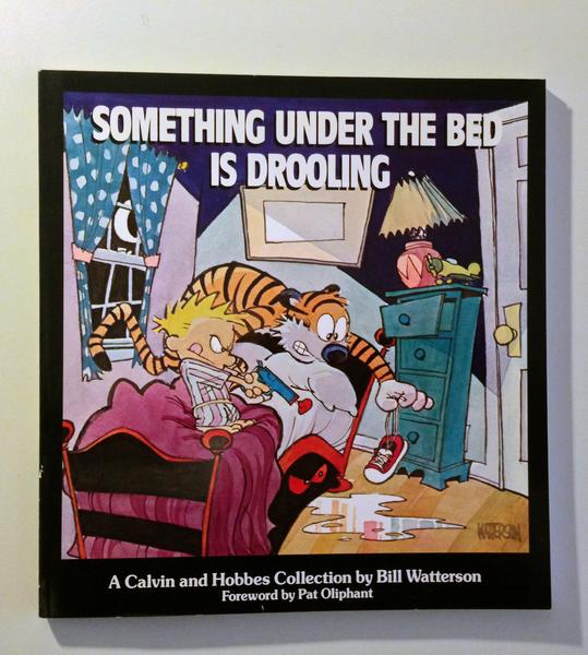 Calvin and Hobbes: Something under the bed is drooling SC (Bill Waterston)