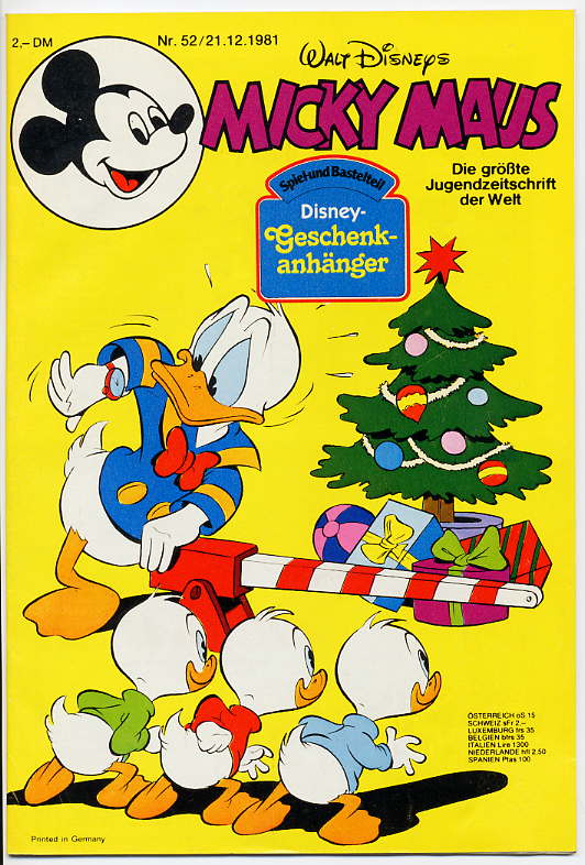 Micky Maus 1981: Nr. 52: