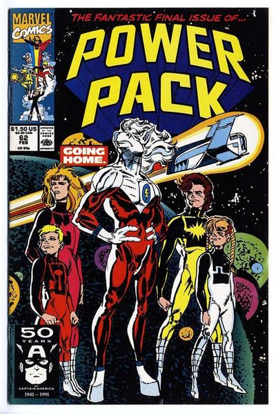 Power Pack 62 Marvel USA 1991