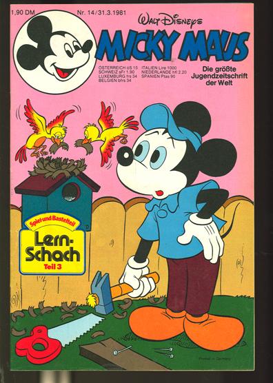 Micky Maus 1981: Nr. 14: