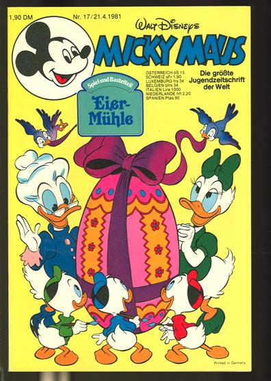 Micky Maus 1981: Nr. 17:
