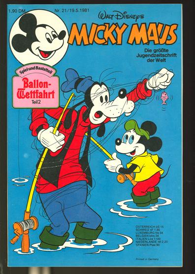 Micky Maus 1981: Nr. 21: