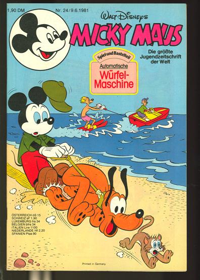 Micky Maus 1981: Nr. 24: