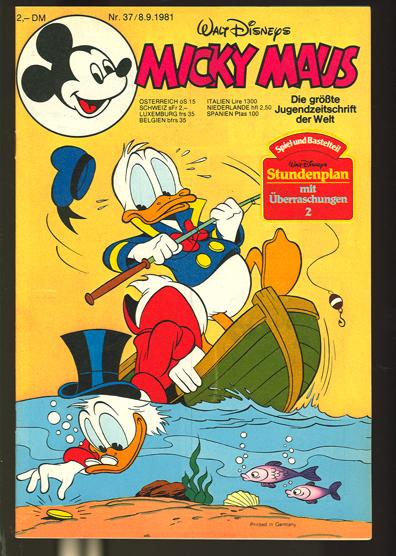 Micky Maus 1981: Nr. 37: