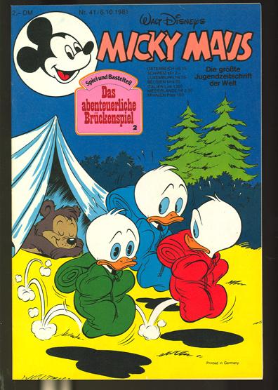 Micky Maus 1981: Nr. 41: