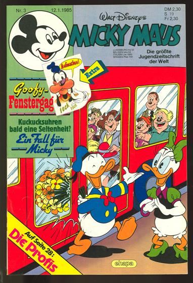 Micky Maus 1985: Nr. 3: