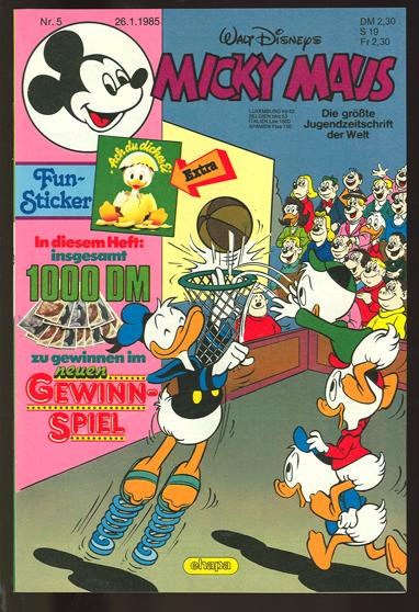 Micky Maus 1985: Nr. 5: