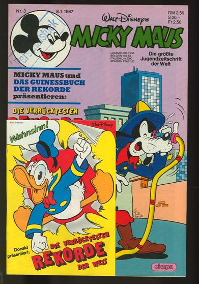 Micky Maus 1987: Nr. 3:
