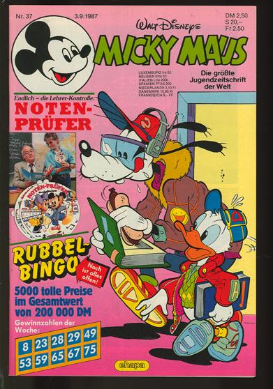 Micky Maus 1987: Nr. 37: