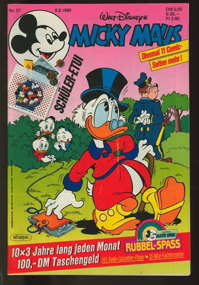 Micky Maus 1989: Nr. 37:
