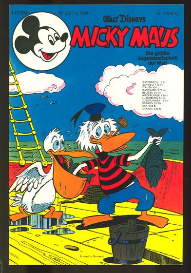 Micky Maus 1974: Nr. 22: