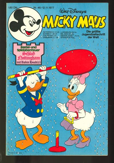 Micky Maus 1977: Nr. 46: