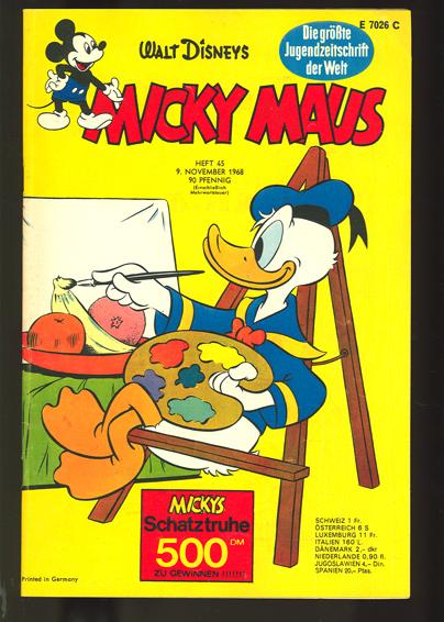 Micky Maus 1968: Nr. 45: