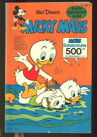 Micky Maus 1969: Nr. 14: