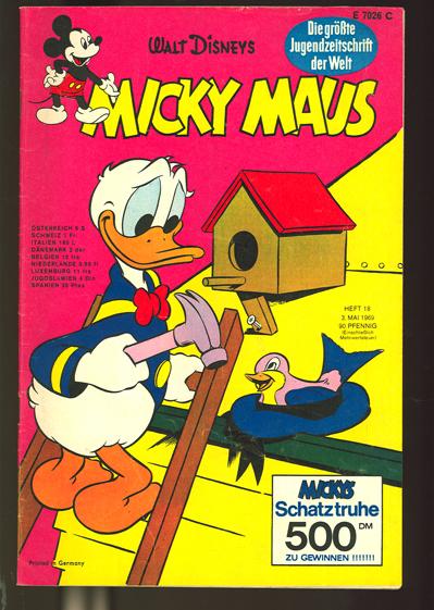 Micky Maus 1969: Nr. 18: