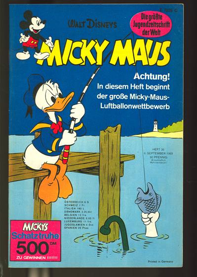 Micky Maus 1969: Nr. 36: