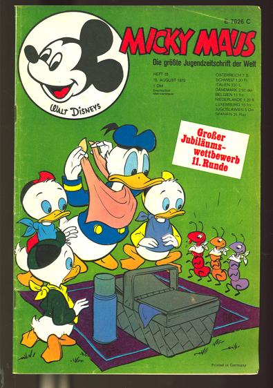 Micky Maus 1970: Nr. 33: