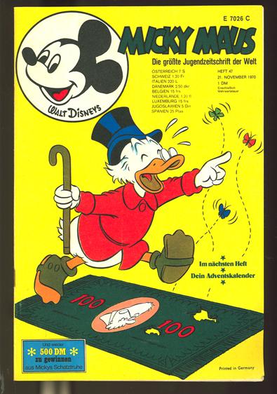 Micky Maus 1970: Nr. 47: