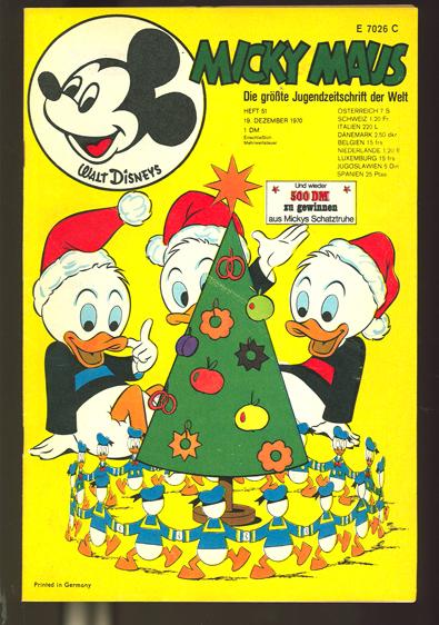 Micky Maus 1970: Nr. 51: