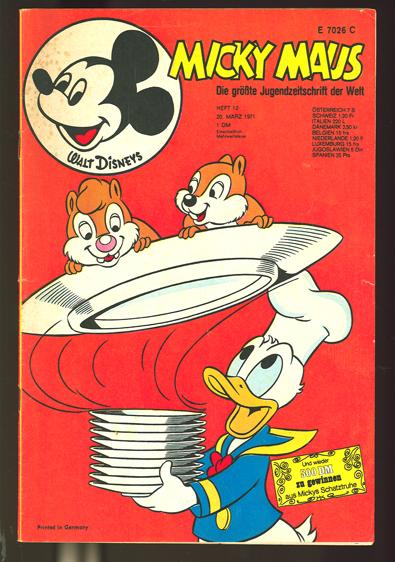 Micky Maus 1971: Nr. 12: