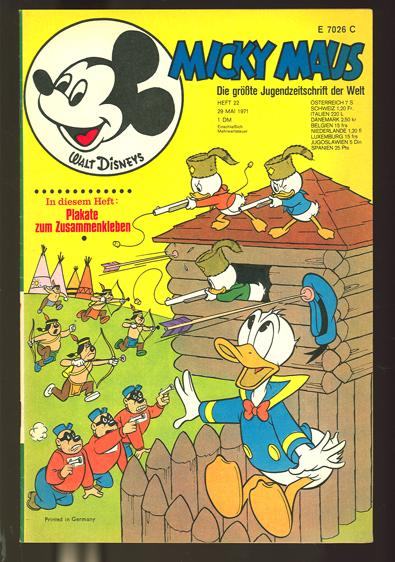 Micky Maus 1971: Nr. 22: