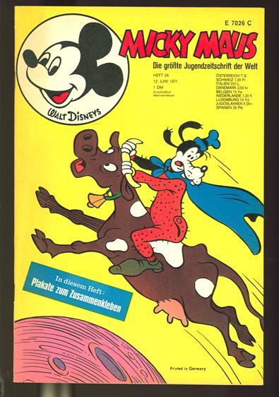 Micky Maus 1971: Nr. 24: