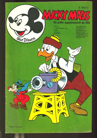 Micky Maus 1971: Nr. 37: