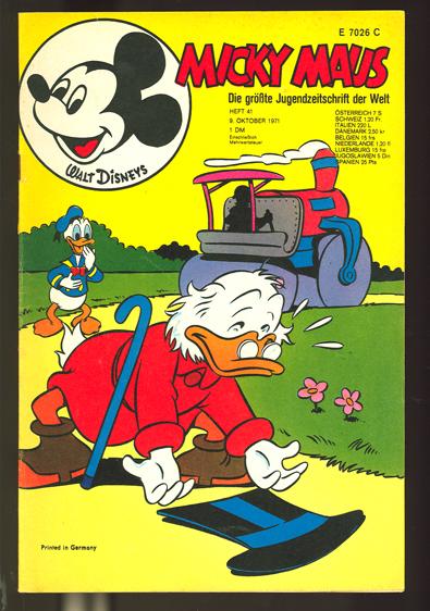 Micky Maus 1971: Nr. 41: