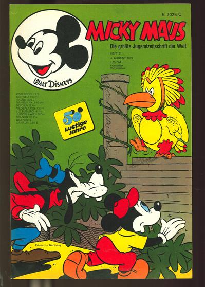 Micky Maus 1973: Nr. 31:
