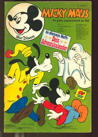 Micky Maus 1973: Nr. 47: