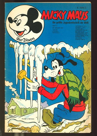 Micky Maus 1974: Nr. 4: