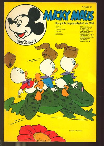 Micky Maus 1974: Nr. 9:
