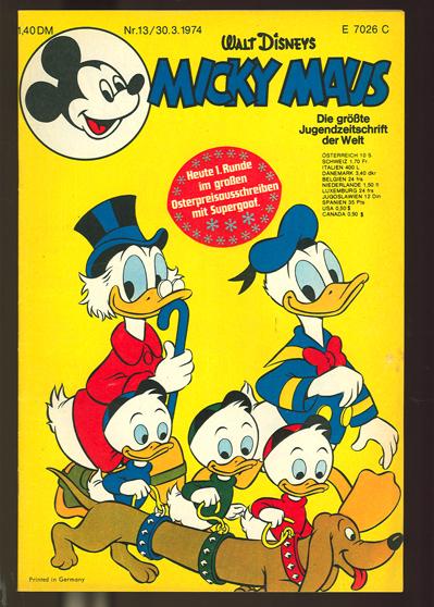 Micky Maus 1974: Nr. 13: