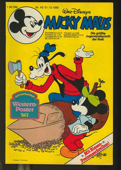 Micky Maus 1980: Nr. 43: