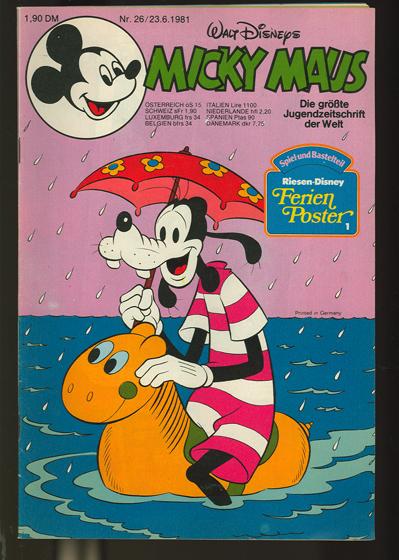 Micky Maus 1981: Nr. 26: