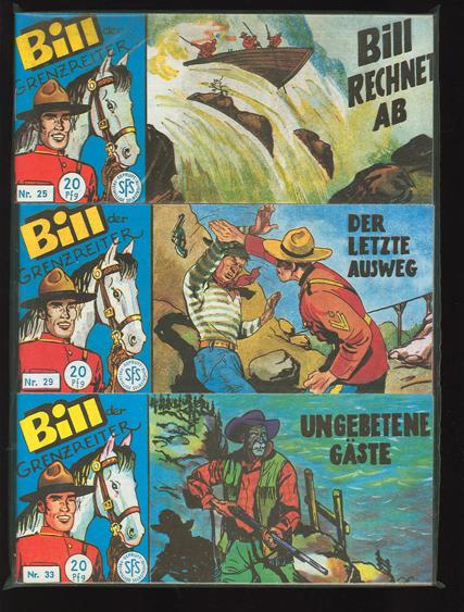 Bill der Grenzreiter Set 3 (Picc. 25 - 36 zusammen)