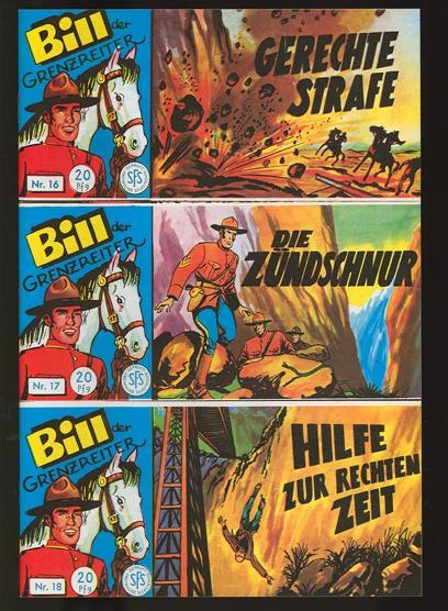 Bill der Grenzreiter Zusammendruck (Picc. 16-18 zusammen)