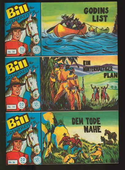 Bill der Grenzreiter Zusammendruck (Picc. 34-36 zusammen)