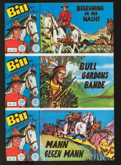 Bill der Grenzreiter Zusammendruck (Picc. 40-42 zusammen)
